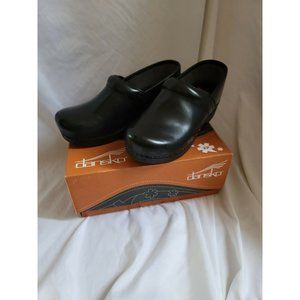 DANSKO Pro XP Cabrio Black Clogs Size EU 38 US 7.5